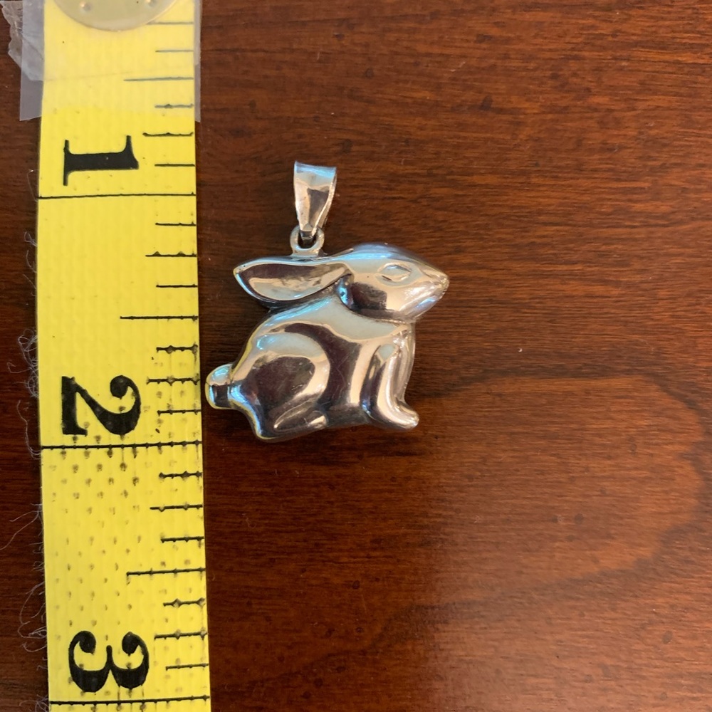 Sterling Silver Bunny Pendant